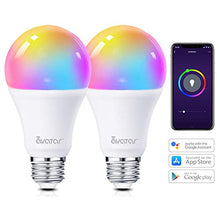 Carica l&#39;immagine nel visualizzatore di Gallery, Lampadina Smart E27 WiFi Lampadine Alexa Intelligence 8W RGBW 800LM E27-2pack