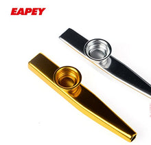 Carica l&#39;immagine nel visualizzatore di Gallery, Kazoo&#39;di argento di alta qualità Kazoo Tone Metal Harmonica Guitar... - Ilgrandebazar