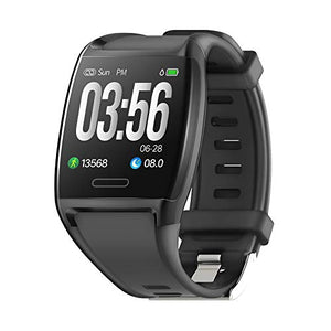 HalfSun Fitness Tracker, Orologio Braccialetto Pressione nero