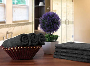 Utopia Towels - 12 Asciugamani per Il Viso 700 g/mq - 30 x 30 cm, Grigio - Ilgrandebazar