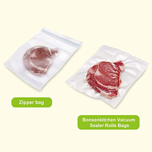 Bonsenkitchen Sacchetti per Sottovuoto, 2 rotoli 28 x 2 Rotoli 28 x 600 cm - Ilgrandebazar
