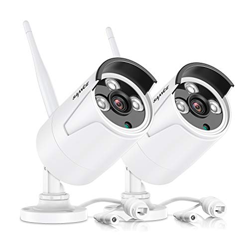 SANNCE - Telecamera CCTV wireless 1080p, 2.0 MP per esterni, resistente alle...