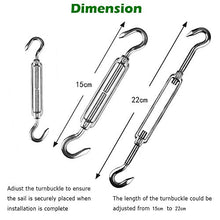 Carica l&#39;immagine nel visualizzatore di Gallery, ZFYQ Kit di Fissaggio e Installazione per Tenda a vela Rettangolare e...