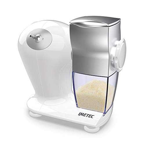 Imetec GR1 1000 Grattugia Elettrica, Rullo in Acciaio Inox, Tramoggia in... - Ilgrandebazar