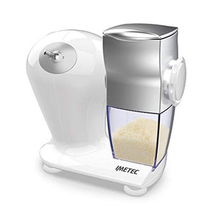 Imetec GR1 1000 Grattugia Elettrica, Rullo in Acciaio Inox, Tramoggia in... - Ilgrandebazar