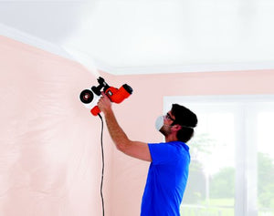 BLACK+DECKER HVLP400C-IT Pistola a spruzzo per interni ed esterni con base... - Ilgrandebazar