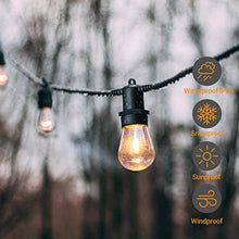 Carica l&#39;immagine nel visualizzatore di Gallery, Catena Luminosa Esterno,OxyLED 39 Metri Luci Natale Bianco Caldo-39m