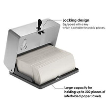 Carica l&#39;immagine nel visualizzatore di Gallery, Blusea Distributore Carta Asciugamani Bagno Cucina CHUANGDIAN Parete Silver - Ilgrandebazar