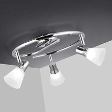 Carica l&#39;immagine nel visualizzatore di Gallery, Albrillo Faretti LED da Soffitto Orientabili - 3 Lampadine G9 5 3 faretti