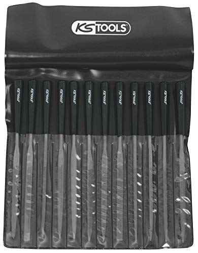 KS Tools 140.3050 Serie di Lime ad Ago in Busta Plastica, 12 Pezzi - Ilgrandebazar