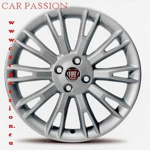 4 COPRIMOZZO FREGI CERCHI FIAT borchie Ø50mm panda GRANDE PUNTO / EVO...