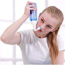 Carica l'immagine nel visualizzatore di Gallery, CROING (500ml bottiglia) Irrigatore Nasale Manuale per Lavaggi Nasali Neti...