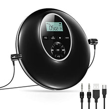 Carica l&#39;immagine nel visualizzatore di Gallery, Lettore CD Portatile Gueray Walkman con cuffie Audio Digitale Lossless Nero