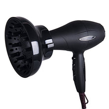 Carica l&#39;immagine nel visualizzatore di Gallery, Hairizone Hair diffusore Universale Adattabile per Asciugacapelli con Nero - Ilgrandebazar
