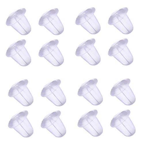 My-Bead 5 paia chiusura per orecchini 5mm silicone perno senza allergeni... - Ilgrandebazar