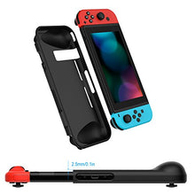 Carica l'immagine nel visualizzatore di Gallery, JETech Custodia per Nintendo Switch, Cover con Assorbimento degli Urti e Nero