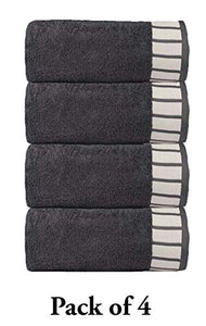 Trident “His & Her” Collezione - Set di 4 Asciugamani da Bagno in Cotone,... - Ilgrandebazar