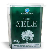 Carica l&#39;immagine nel visualizzatore di Gallery, Marmara Birlik Dry Cured Black Olives Kuru Sele Zeytin Salamura Turca – 800gr