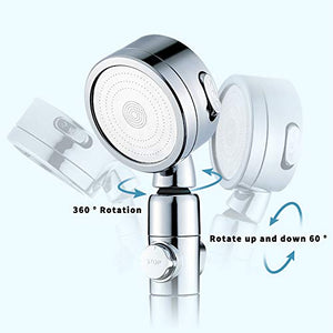 Soffione doccia Rotazione a 360 °,design a doppia pressione di...