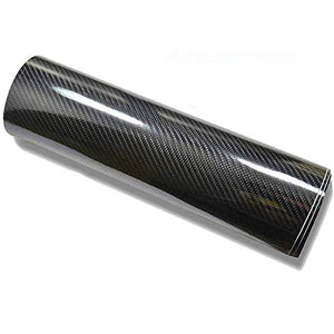 BangShou 6D Pellicola vinilica Adesiva in Fibra di Carbonio per Nero - Ilgrandebazar