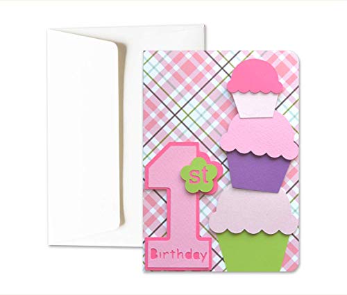 Il mio Primo compleanno - bambina - biglietto d'auguri (formato 15 x 10,5... - Ilgrandebazar