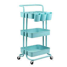 Carica l&#39;immagine nel visualizzatore di Gallery, alvorog Carrello da Cucina, di Servizio, Scaffale 3 Blu