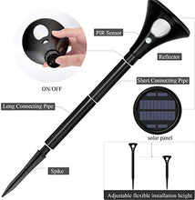 Carica l&#39;immagine nel visualizzatore di Gallery, Luce Solare da Giardino, Faretti Solari Giardino Sensore di Movimento 181