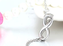 Carica l&#39;immagine nel visualizzatore di Gallery, JewelryWe Gioielli Bracciale da Uomo Donna, Infinito Acciaio Donna - Ilgrandebazar