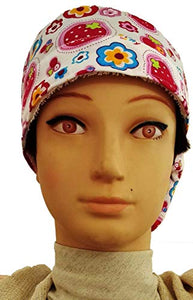 Cappello chirurgico Donna Fragole per capelli lunghi, chirurgia, dentista,... - Ilgrandebazar