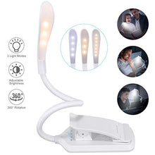 Carica l'immagine nel visualizzatore di Gallery, Lampada da Lettura GolWof 7 LED Luce per Ricaricabile...