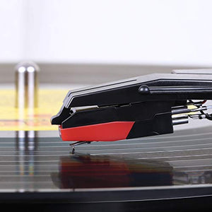 amzdeal Giradischi Vinile 3 Velocità (33 / 45 / 78 Giri) Stereo Portatile ,...
