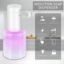 Carica l&#39;immagine nel visualizzatore di Gallery, Dispenser Sapone Automatico, 450ML Distributore di Touchless Bianco