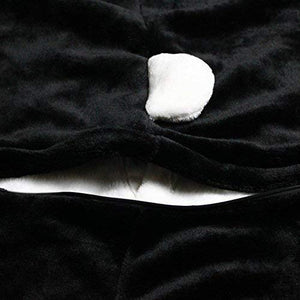 Mescara Pigiama Panda Cosplay Intero Unisex XL per alto 178-188 cm, Nero - Ilgrandebazar