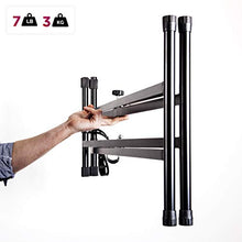 Carica l&#39;immagine nel visualizzatore di Gallery, Duronic KS2B Supporto tastiera musicale con cinghie di sicurezza – Nero - Ilgrandebazar