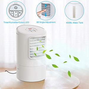 Mini Raffreddatore D'aria, Air Cooler Personale Condizionatori Ventilatore 3...