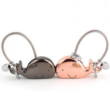 Carica l&#39;immagine nel visualizzatore di Gallery, Joykey Portachiavi Amante 1 Pair balena Forma con Bocca...