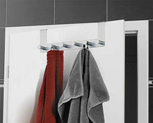 Carica l&#39;immagine nel visualizzatore di Gallery, WENKO 4468060100 Attaccapanni da Porta in acciaio inox Celano con 6 Ganci,... - Ilgrandebazar