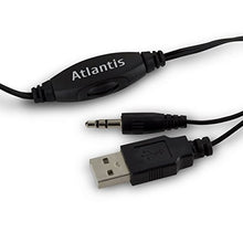 Carica l&#39;immagine nel visualizzatore di Gallery, Atlantis Sound Power 440 Mini-Casse Stereo Amplificate, Nero Lucido - Ilgrandebazar