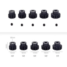 Carica l'immagine nel visualizzatore di Gallery, DollaTek Ingranaggio Motore 5 Pezzi ZD Racing M1 13T 14T 15T 16T 17T pignone
