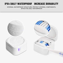 Carica l'immagine nel visualizzatore di Gallery, Silvia UV Sanitizer Porta spazzolino da Denti, Montaggio a Parete Porta...