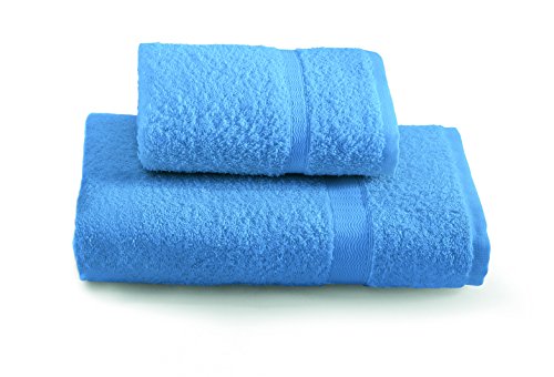 Gabel Tintunita & Co Set Asciugamani, 100% Cotone, Bluette, Bluette - Ilgrandebazar