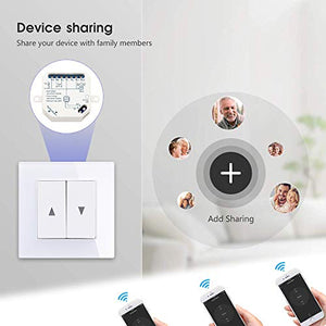 LoraTap Interruttore Tapparelle WiFi, Modulo Comando per Tapparelle...