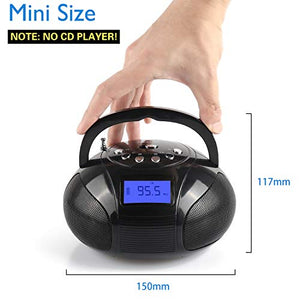 August SE20 Altoparlante Portatile Bluetooth Radio - 2 x 3W Altoparlanti...