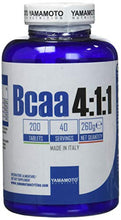 Carica l'immagine nel visualizzatore di Gallery, Yamamoto Nutrition BCAA 4:1:1 integratore alimentare di aminoacidi...