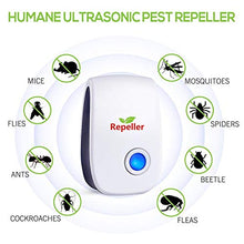Carica l'immagine nel visualizzatore di Gallery, Antizanzare Ultrasuoni, Repellente Ultrasuoni per Topi, Repellente ad Ultrasuoni, 2022 Nuovo Repellente per Zanzare,Topi,Formiche, Mosche,Ragni,Scarafaggi - Professionale ed Efficace (Pack 4)