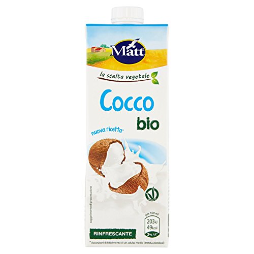 Matt - Cocco Bio - Bevanda Rinfrescante al - Vegetale, Senza Lattosio...