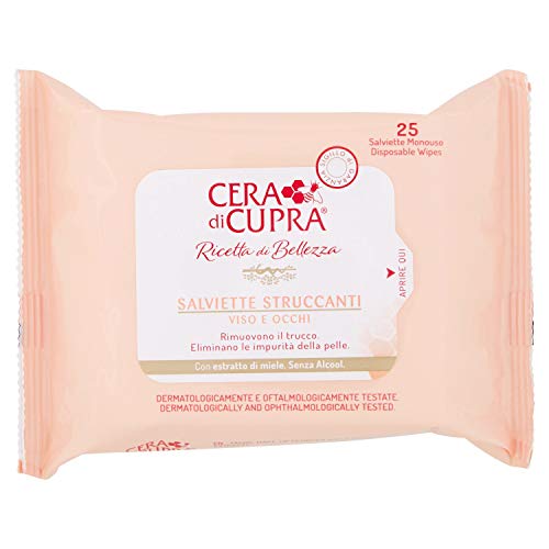 Cera di Cupra Ricetta Bellezza Salviette Struccanti per Viso e Occhi - 20... - Ilgrandebazar