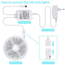 Carica l&#39;immagine nel visualizzatore di Gallery, OUSFOT LED Striscia 5M RGB 150 LED, Strisce 5050 per Esterni Interno,... - Ilgrandebazar