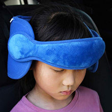 Carica l&#39;immagine nel visualizzatore di Gallery, FREESOO Fascia Testa Seggiolino Auto, Supporto Auto Bambini Blu