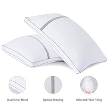 Carica l&#39;immagine nel visualizzatore di Gallery, BedStory [Nuova Versione] Cuscini Letto Coppia 42x70cm Antiacaro, Bianco - Ilgrandebazar